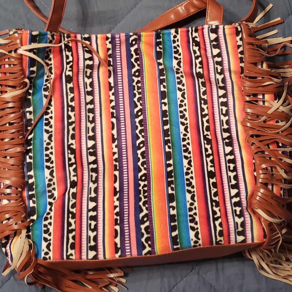 Western scrape purse